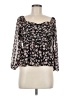 American Eagle Outfitters 100% Polyester Black 3/4 Sleeve Blouse Size M - photo 1