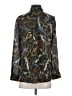 Zara Basic Paisley Black Long Sleeve Blouse Size XS - photo 2