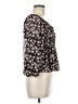 American Eagle Outfitters 100% Polyester Black 3/4 Sleeve Blouse Size M - photo 4
