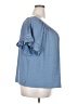 Max Studio Blue Short Sleeve Top Size 2X - photo 4