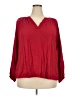 Old Navy 100% Rayon Red 3/4 Sleeve Blouse Size 2X - photo 1