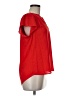 Maison Jules 100% Polyester Red Short Sleeve Blouse Size M - photo 4