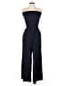 Love Tree Solid Blue Jumpsuit Size L - photo 1