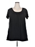 Just My Size Black Short Sleeve Top Size 2X - photo 1