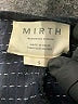 Mirth 100% Cotton Chevron-herringbone Black Casual Pants Size S - photo 6