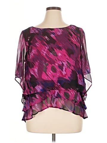 Alex Evenings 3/4 Sleeve Blouse (view 1)