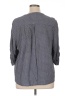 dalia 100% Rayon Polka Dots Gray 3/4 Sleeve Blouse Size 48 - 50 - photo 2
