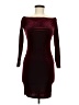 Shein Solid Burgundy Cocktail Dress Size M (petite) - photo 1