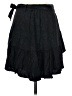 Express Solid Black Casual Skirt Size 2 - photo 2