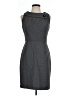 Karin Stevens 100% Polyester Tweed Gray Casual Dress Size 10 - photo 1
