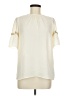 MICHAEL Michael Kors Ivory Short Sleeve Blouse Size M - photo 1