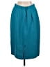 Unbranded Solid Teal Casual Skirt Size 12 (petite) - photo 2