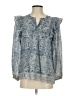 Dylan 100% Cotton Blue 3/4 Sleeve Blouse Size XS - photo 1