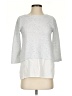 Ann Taylor LOFT Silver 3/4 Sleeve Top Size XXS - photo 1