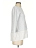 Ann Taylor LOFT Silver 3/4 Sleeve Top Size XXS - photo 4