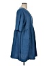 Shein Curve 100% Polyester Blue Casual Dress Size 0X - photo 4