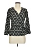 Ann Taylor Black 3/4 Sleeve Blouse Size M - photo 1