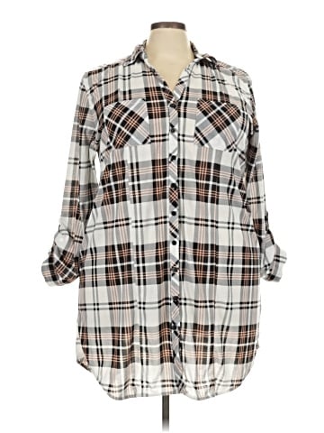 Passport Long Sleeve Button-Down Shirt (view 1)