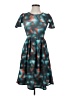 Lularoe Argyle Teal Cocktail Dress Size XXS - photo 1