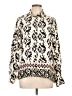 Zara Ivory Long Sleeve Blouse Size L - photo 1