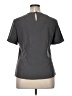 Chaus Solid Gray Short Sleeve Top Size 14 - photo 2