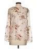 B Collection by Bobeau 100% Polyester Ivory Long Sleeve Blouse Size XS - photo 2