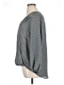 Max Studio 100% Polyester Houndstooth Gray Long Sleeve Blouse Size 1X - photo 5