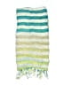 Unbranded Stripes Green Teal Scarf One size - photo 2
