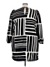 ELOQUII 100% Polyester Stripes Black Casual Dress Size 22 - photo 2