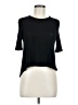 Foreign Exchange Black Short Sleeve Top Size M - photo 1