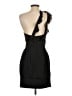 BCBGeneration 100% Polyester Solid Black Cocktail Dress Size 4 - photo 2