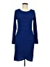 Apt. 9 Blue Casual Dress Size M - photo 1
