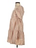 Ann Taylor LOFT Stripes Tan Casual Dress Size 2 - photo 5