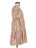 Ann Taylor LOFT Stripes Tan Casual Dress Size 2 - photo 4