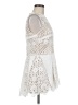 Elie Tahari 100% Polyester White Sleeveless Blouse Size 8 - photo 4