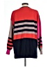 First Love Color Block Brown Pullover Sweater Size L - photo 2
