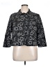 Style&Co Print Gray Blazer Size 14 - photo 1
