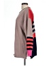 First Love Color Block Brown Pullover Sweater Size L - photo 5