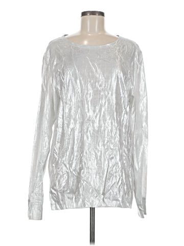 Norma Kamali Long Sleeve Blouse (view 1)