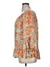 Unbranded 100% Rayon Orange 3/4 Sleeve Blouse Size 0X - photo 5