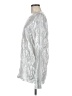 Norma Kamali Silver Long Sleeve Blouse Size M - photo 5