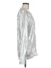 Norma Kamali Silver Long Sleeve Blouse Size M - photo 4