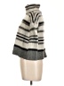 Nordstrom Signature 100% Cashmere Stripes Gray Cashmere Pullover Sweater Size L - photo 5