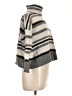 Nordstrom Signature 100% Cashmere Stripes Gray Cashmere Pullover Sweater Size L - photo 4