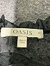 oasis Polka Dots Black Long Sleeve Blouse Size M - photo 7