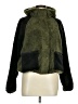 Plush 100% Polyester Green Faux Fur Jacket Size M - photo 1