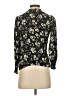 Zara Floral Black 3/4 Sleeve Blouse Size XS - photo 2