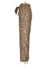 Leith Animal Print Brown Casual Pants Size XXS - photo 5