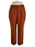 Nine West Solid Brown Casual Pants Size 16 - photo 1