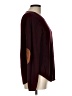 Lety & Me Chevron-herringbone Burgundy Pullover Sweater Size L - photo 4